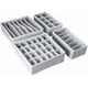 thumbnail image 1 of Organizador de ropa interior para armario, caja de almacenamiento plegable, juego de 4 divisores de cajones (gris), 1 of 7