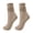 Khaki, variant on JJHGVB Slouchy Socks for Women Scrunch Socks Knee High Long Boot Sock Cotton Breathable Casual Solid Colors Mint Green One Size