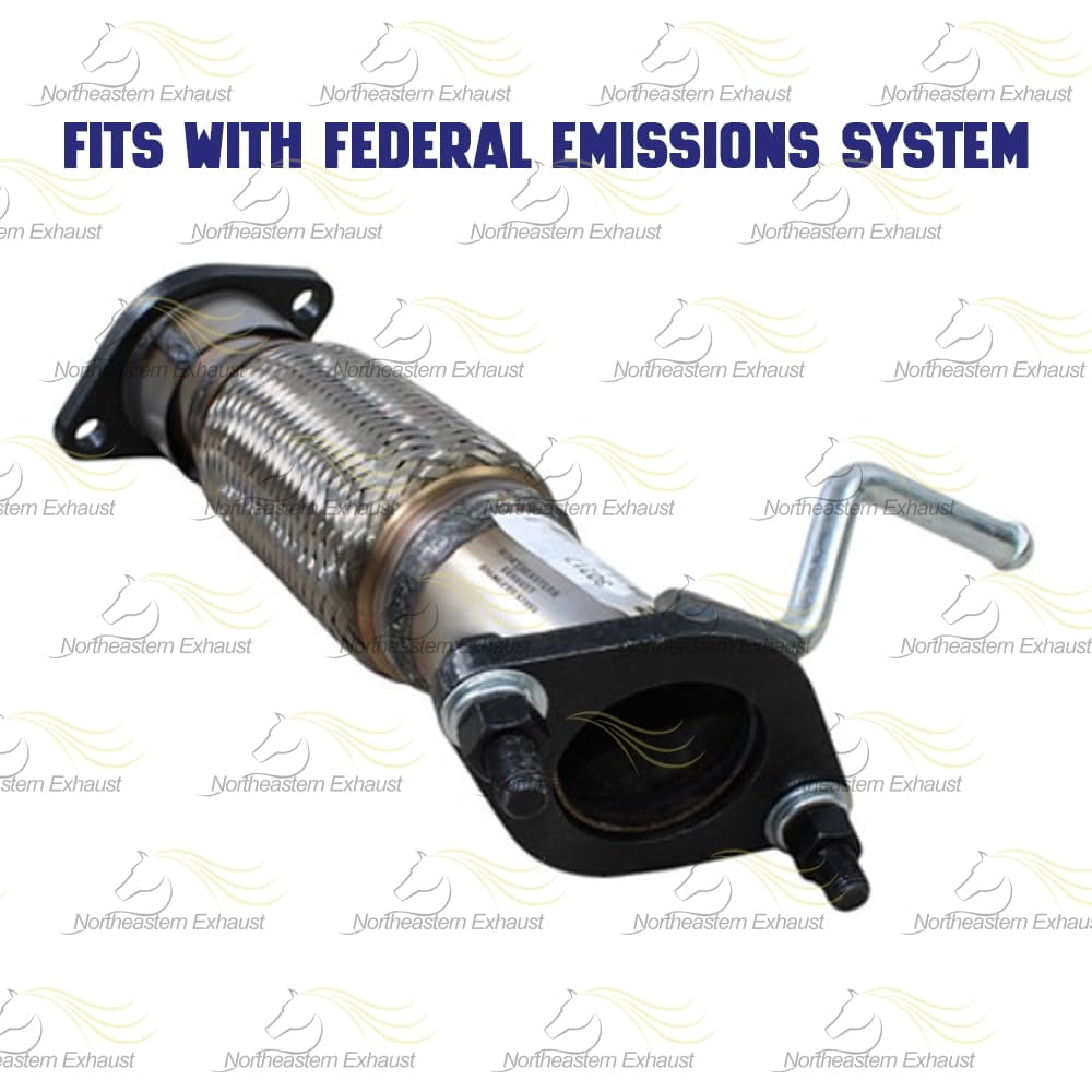 Stainless Steel Exhaust Front Flex Pipe Fits for 2010-2013 Kia Forte Koup 2.0L & 2.4L - Direct Fit