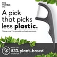 thumbnail image 4 of The Humble Co Natural Floss Picks, Double Thread Tooth Picks Flossers for Adults Gum Health, Interdental Oral Care & Hygiene, Charcoal, 300 Pieces, 4 of 8