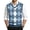 ZZ99_Light Blue, variant on Dwellite Mens Plaid Sweater Vest Casual Sleeveless Knit Pullover V Neck Business Office Fall Winter Sweaters Ginger 3XL