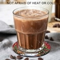 thumbnail image 2 of Red Christmas Coasters Set of 2, Absorbent Coasters for Drinks, Snowman Xmas Tree Gifts Snowflake Elk Coaster for Desk Coffee Table Protection, Home Decor House Warming Gifts 4", 2 of 8