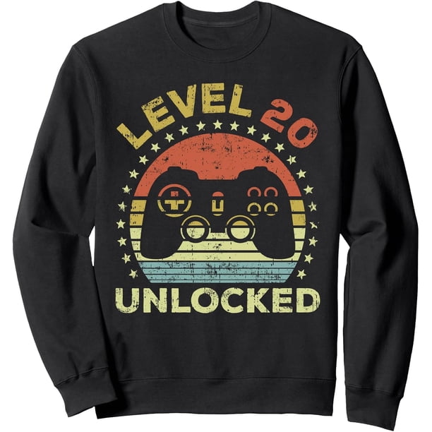 20th Birthday Gaming Level 20 - Sudadera desbloqueada