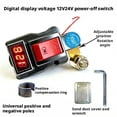 thumbnail image 2 of Battery Cut-Off Switch with Protective Cover, Universal Polarity for 16-0.75 in Posts, Easy ON/OFF Rocker Operation, Secure Vehicle Maintenance Solution(Digital display copper,1set), 2 of 7