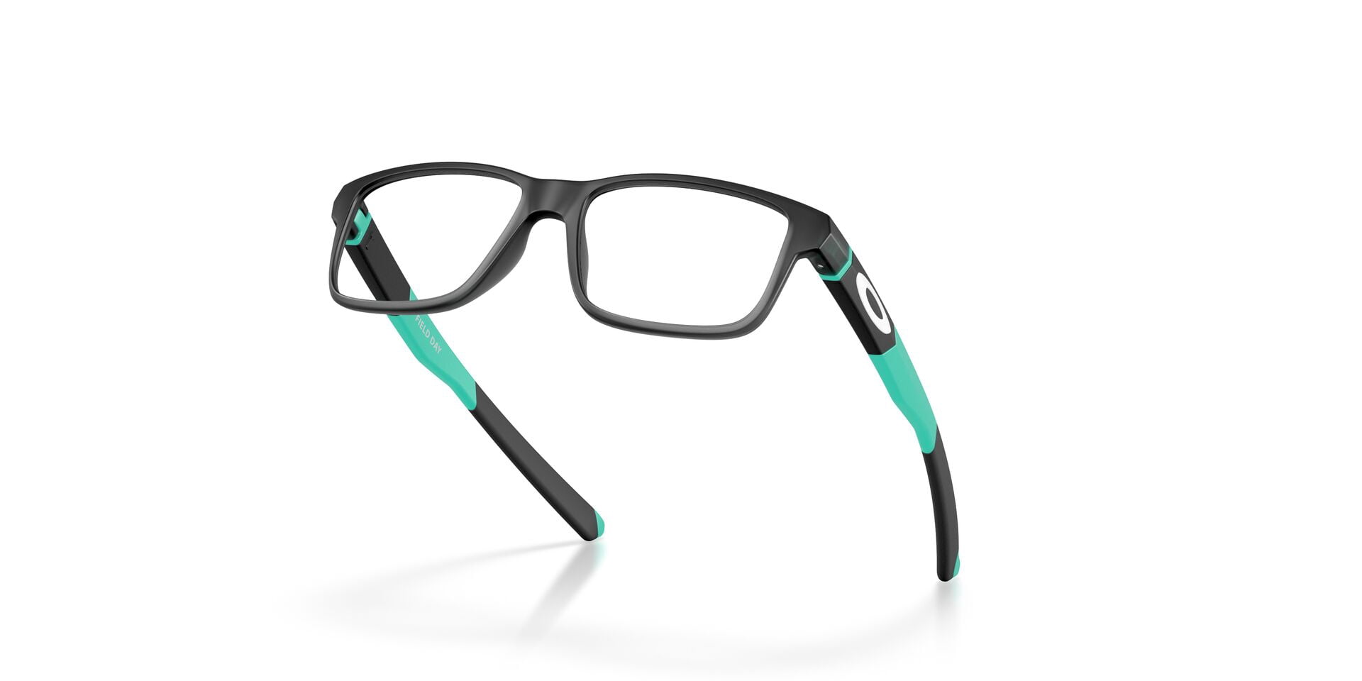 Oakley Kids' Rectangular Field Day Eyeglasses, Black Ink, 48mm Frame