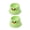 Green, variant on Yiran Elevated Neck-Protective Cat Bowls, Yellow, 2 Pcs