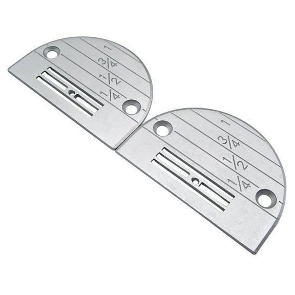 Industrial Sewing Machine Needle Plate #147150LGW - Light to Medium Compatible with JUKI Brother 2PCS