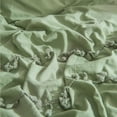 thumbnail image 6 of Move Over Green Tassel Bedding Sets Boho Duvet Cover Set Triple Tassel Microfiber Queen No Filling, 6 of 8