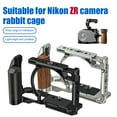 thumbnail image 2 of SharkTRUE Premium Aluminum & Wood Camera Cage: Precision Fit, Secure, Versatile for Nikon ZR, 2 of 8