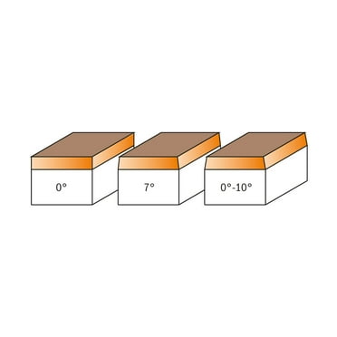 CMT Orange Tools 843.063.11-X50 50-PcsSolid Carbide Trimmer Bit