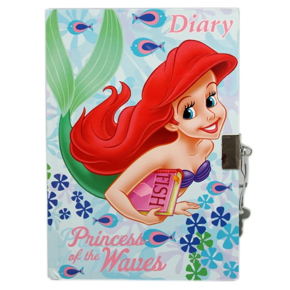 Disney's The Little Mermaid Diary Book - Ariel Princess of the Waves Diary With Lock