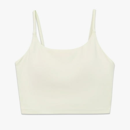 BLVB Cami Sports Bra Tank Tops for Women Spaghetti Straps Workout Yoga Athletic Exercise Crop Tops