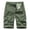 Olive Green, variant on IROINNID Cargo Shorts for Men Summer Outdoors Button Pocket Print Sport Shorts Pants,Khaki