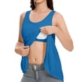 thumbnail image 3 of Harpily Tank Tops For Women Sleeveless Pleated Flowy with Built in Non-Detachable Bra Versatile Matching Casual Vacation Outer Dating Layering, 3 of 5