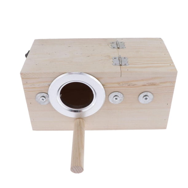 Caja de cría de pájaros de madera, caja de incubación cálida, caja de nido de jaula de pájaros de madera, pájaro Medio izquierdo abierto Yuyangstore Nido del loro del pájaro del animal doméstico