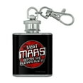 thumbnail image 1 of Visit Mars Before the Humans Ruin It Red Planet Funny Humor Stainless Steel 1oz Mini Flask Key Chain, 1 of 4