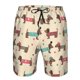 thumbnail image 3 of Balery Dachshund Dog Puppy Traje de Baño Estilo Hawaiano para Hombre, Shorts de Secado Rápido con Bolsillos-Medium, 3 of 6