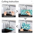 thumbnail image 5 of Yayeee Faucet Mat for Kitchen Sink 14.7" Diatomite Long Splash Guard Pad, Small Daisy, 5 of 7