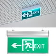 thumbnail image 1 of FLAMEEN LED Emergency Exit,Exit Emergency Sign,110-220V Acrylic LED Emergency Exit Sign Lamp Evacuation Indicator Light, 1 of 8