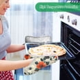 thumbnail image 2 of Yayeee Pot Holders Kitchen Heat Resistant with Pocket 7"x9.8" Cotton Oven Cooking Hot Pads, Large Red Floral Pattern, 2 of 7