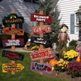 thumbnail image 5 of Halloween Decor Halloween Decorations: Scary Road Signs, Lawn Stakes, Paper Directional Signs, Party Supplies,Halloween Decorations Props for Indoor Outdoor Decor, 5 of 5