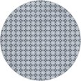 thumbnail image 2 of Addison Rugs Dream Shag Premium Machine Washable Transitional Modern Squares Navy Round Rug, 8' x 8', 2 of 8