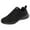 Black, variant on mgoYE Sneaker for Women Non Slip Shoes Comfort Work Shoes Platform Sneakers|Black 7