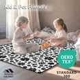 thumbnail image 4 of ODIKA 6' Machine Washable Non-Slip Area Rug, Whimsical Speckled Patch Black & High Traffic Rug, Black, 295510, 4 of 5