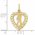 thumbnail image 4 of 10K Yellow Gold Initial I Charm Made In United States -Jewelry By Sweet Pea, 4 of 7