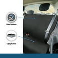 thumbnail image 3 of 2Air Odor Eliminating Polyester Rear Bench Car Seat Cover Black, 3801809, 3 of 12