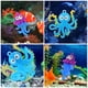 thumbnail image 3 of KAKOWELY 4 piezas de decoraciones flotantes para peceras con forma de pulpo., 3 of 3