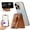 Brown, variant on ESR Geo MagSafe Wallet with Find My | 5‑Card RFID‑Blocking Wallet & Adjustable Stand for iPhone 12‑17 Series | Black
