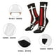 thumbnail image 5 of Balery USA Flag Cross Calcetas Largas con Estampado para Hombre y Mujer – Suaves y Transpirables, Talla Única (US 5-11), 5 of 6