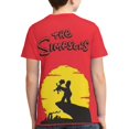 thumbnail image 2 of Simpsons Youth T-Shirts Graphic Shirts Blouse For Teen Boys Girls Casual Short Sleeve Tee Tops X-Small, 2 of 6