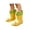 Yellow, variant on Cartoon Cat Rain Boots for Girls Kids Lightweight Mid Calf Boots Non Outdoor Garden Preschool Everyday Wear Boots