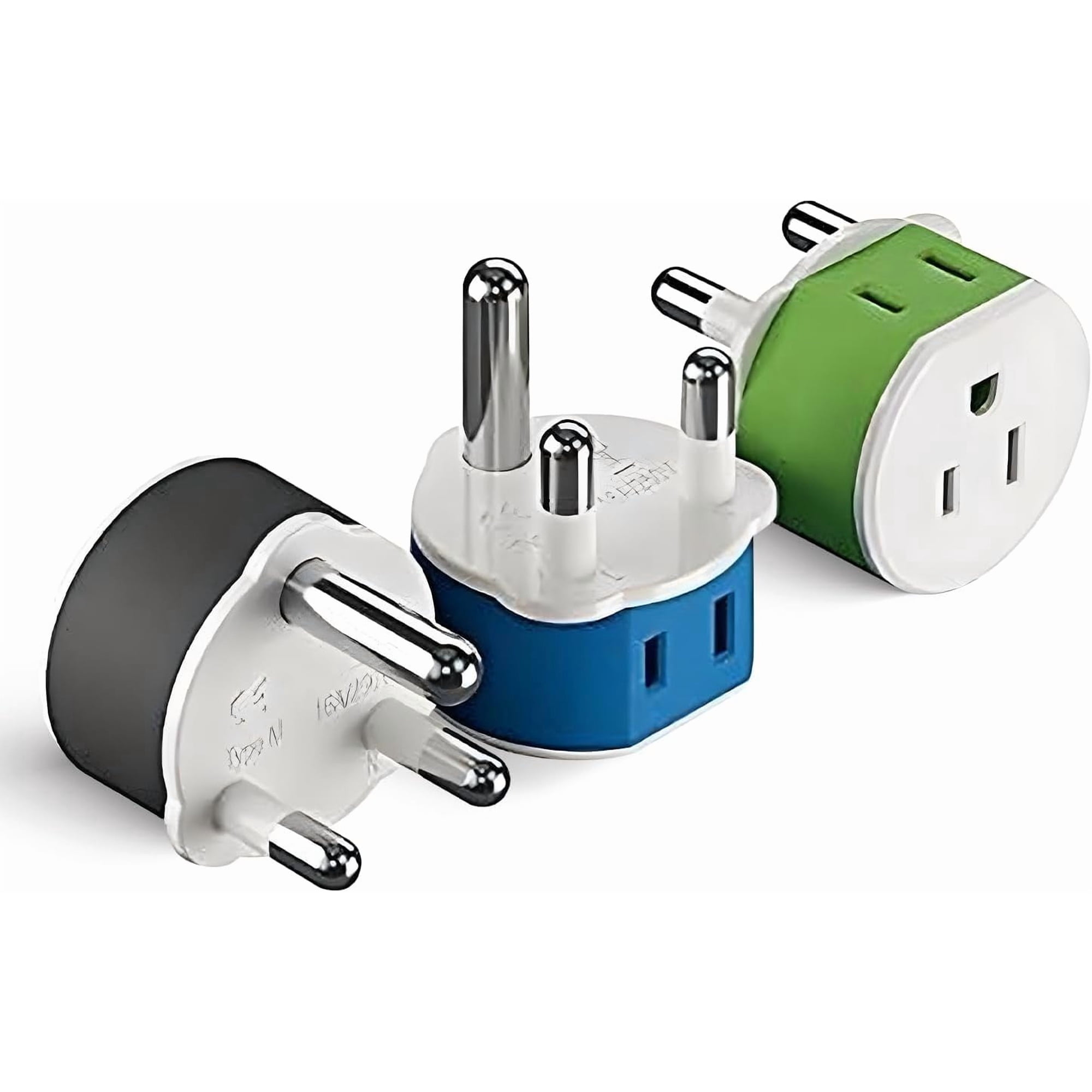 South Africa, Botswana Travel Adapter - 2 In 1 - Type M - Compact Design (US-10L)