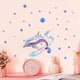 thumbnail image 4 of Pegatinas de pared de ballenas que brillan en la oscuridad - Calcomanías de PVC azul para habitaciones infantiles, guardería, fiestas y decoración navideña, 4 of 6