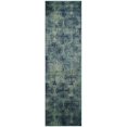 thumbnail image 1 of Safavieh Vintage 6'7" X 9'2" Power Loomed Viscose Pile Rug in Navy, 1 of 7
