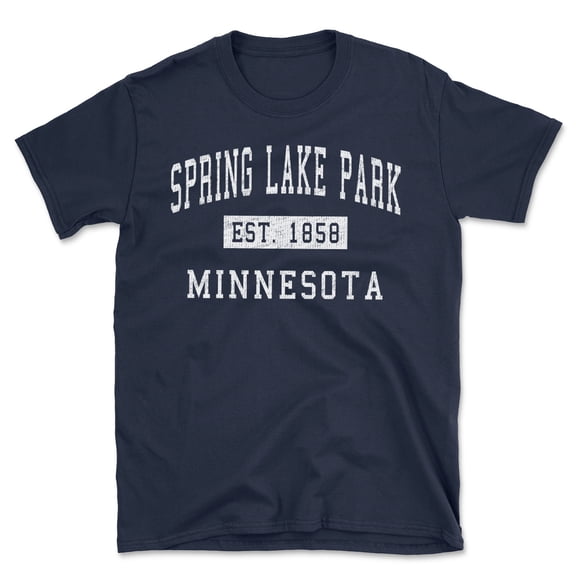 Spring Lake Park Minnesota Classic Established Men's Cotton T-Shirt