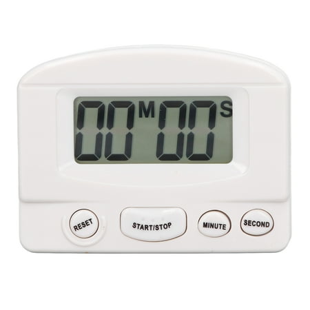 

Classroom Timer Convenient Effortless Big Button Long Lasting Visual Timer With Beep Sound Reminder For Study White