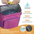 thumbnail image 5 of Psychedelic Trippy Style Cooler Backpack - 20L Leakproof Insulated Backpack with Abstract Geometric Pattern for Beach & Outdoor, 5 of 5