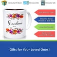 thumbnail image 2 of Floral Grandma Coffee Mug, New Grandma Mug, Gift For Mama, Ceramic Novelty Coffee Mug, Tea Cup, Gift Present For Birthday, Christmas Thanksgiving Festival, 11oz Sarcasm With Say, 2 of 2