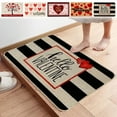 thumbnail image 7 of Valentines Day Doormat, Heart Shaped Welcome Mat, Romantic Non Slip Entrance Rug, Polyester Bathroom and Home Front Door Decoration, Soft Comfortable and Easy to Clean, 7 of 7