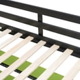thumbnail image 6 of Twin Size Wood Loft Bed with Desk, Side Storage Rack, Multi-Shelves & RGB Light,Green, 6 of 11
