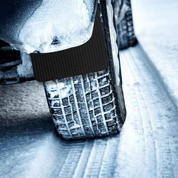 WEUVEB Mudguard 1 Pair Car Mud Flaps Soft Rubber Protect Vehicle Exterior For Rainy Weather And