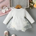 thumbnail image 4 of Zshosam My First Birthday Baby Girl Outfit Newborn Infant Baby Girl Dress Clothes Winter Outfits Top Romper Overalls Dresses Suspender Skirt Set for Girls Size 6 9 Months,(White 6-9 Months), 4 of 7