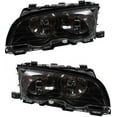 thumbnail image 4 of For 00-01 BMW 3-Series 2-Door Headlight Headlamp Front Head Lamp w/Bulb PAIR SET, 4 of 5