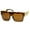 Tortoise Gold, variant on Unisex High Fashion Metal Chain Arm Flat Top Aviator Sunglasses (Tortoise Gold) - mm