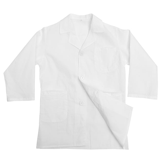 Bata de laboratorio científico para niños, disfraz de médico blanco para niños, para proyectos de ciencias escolares, bata de laboratorio para niños pequeños, ropa de médico y enfermera para niños