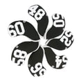 thumbnail image 2 of Naiovety 7 piezas de de hierro Driver Golf Club Cover Putter Number Headcover reemplazable Protector accesorios deportivos negro Golf Negro Naiovety OD019606-01, 2 of 6